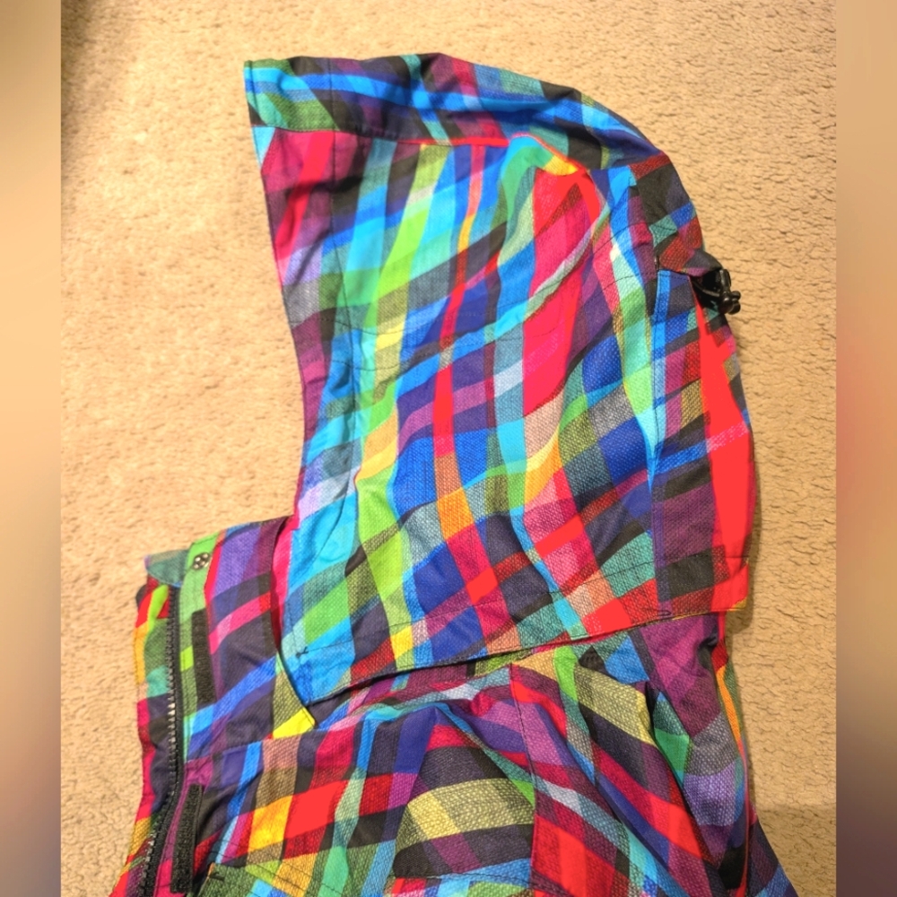 Roxy Multicolor Plaid Ski Jacket - image 4